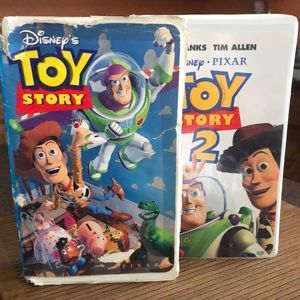 DISNEY TOY STORY 1 & 2 VHS